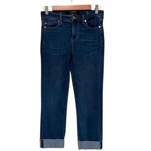 Liverpool Los Angeles The Crop Jeans in Easton Blue Stretch Denim Blend